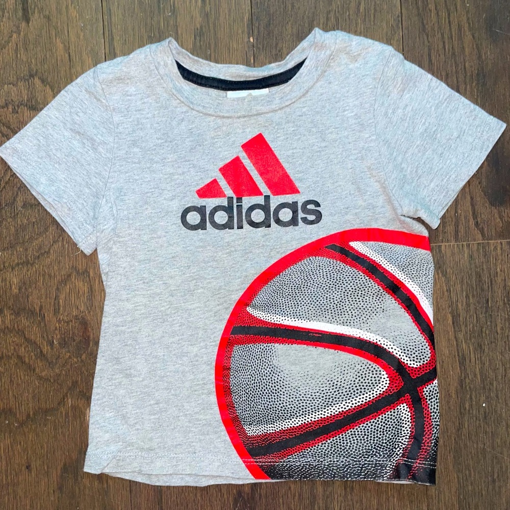EUC Adidas Basketball T Shirt 2T